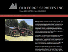 Tablet Screenshot of oldforgeservices.com